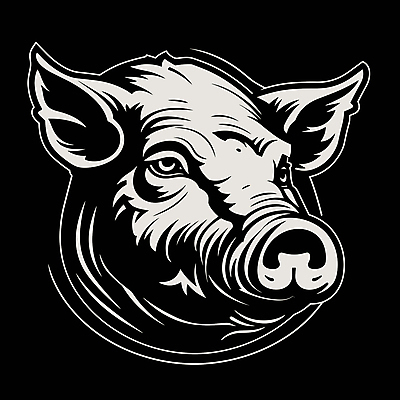 한마리 얼굴 일러스트 사람없음 돼지 심볼 국내일러스트 AI파일 1 포유류 신체부위 파일형식 벡터