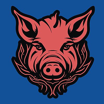 한마리 얼굴 일러스트 사람없음 돼지 심볼 국내일러스트 AI파일 1 포유류 신체부위 파일형식 벡터