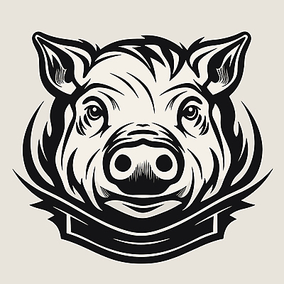 한마리 얼굴 일러스트 사람없음 돼지 심볼 국내일러스트 AI파일 1 포유류 신체부위 파일형식 벡터