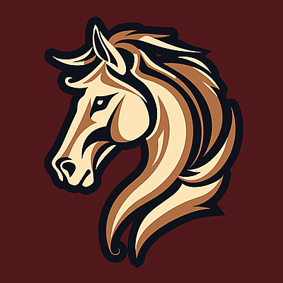 한마리 얼굴 일러스트 사람없음 말_동물 심볼 국내일러스트 AI파일 1 포유류 신체부위 파일형식 벡터