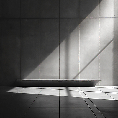 JPG 편집이미지 건축 벽 백그라운드 벤치 바닥 실내 그림자 사람없음 인테리어 햇빛 공간 회색 디지털합성 질감 콘크리트 편집소스 비어있는 편집실사 AI포토 AI콘텐츠 디자인 컬러 의자 내부 태양 CG 파일형식