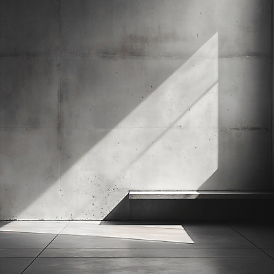 JPG 편집이미지 건축 벽 백그라운드 벤치 바닥 실내 그림자 사람없음 인테리어 햇빛 공간 회색 디지털합성 질감 콘크리트 편집소스 비어있는 편집실사 AI포토 AI콘텐츠 디자인 컬러 의자 내부 태양 CG 파일형식