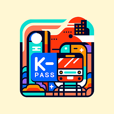 디자인 일러스트 대중교통 사람없음 스마트폰 컬러풀 화려 모바일앱 국내일러스트 AI파일 교통수단 컬러 컨셉 핸드폰 스마트기기 파일형식 벡터