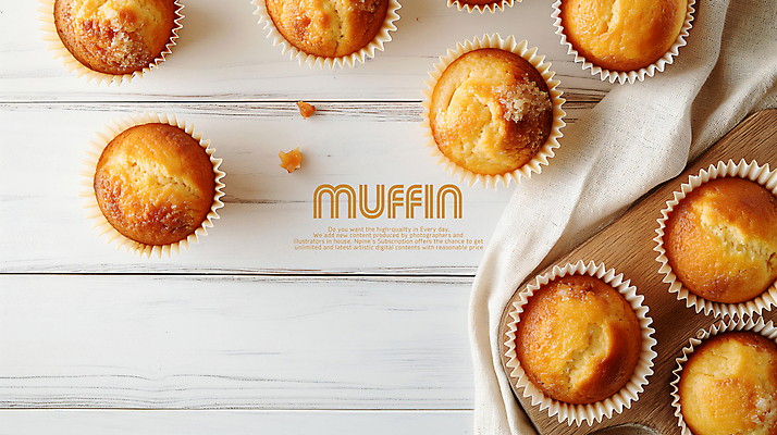 PSD 편집이미지 음식 디저트 사람없음 달콤 천 머핀 카피스페이스 이미지편집 빵 공백 직물 맛 파일형식