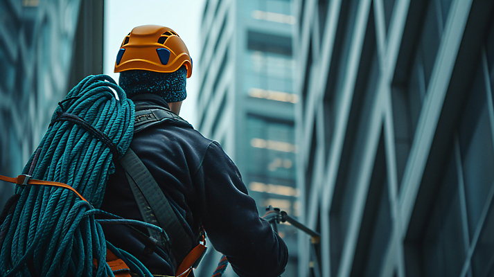 JPG 편집이미지 남자 밧줄 외벽 한명 안전 상반신 성인 건물 안전모 청소 디지털합성 청소부 점검 유리창청소 성인남자한명만 외벽청소 편집실사 AI인물포토 AI콘텐츠 직업 1 건축물 줄 벽 사람 헬멧 안전장비 CG 남자한명만 성인남자만 파일형식 AI포토