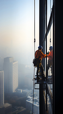 JPG 전신 편집이미지 남자 밧줄 하늘 외벽 한명 안전 성인 건물 안전모 청소 디지털합성 청소부 점검 유리창청소 성인남자한명만 외벽청소 편집실사 AI인물포토 AI콘텐츠 직업 1 건축물 줄 벽 사람 헬멧 안전장비 CG 남자한명만 성인남자만 파일형식 AI포토