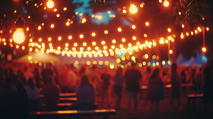 JPG 편집이미지 음악 전구 여러명 빛 어둠 콘서트 공연 무대 군중 디지털합성 재즈 음악축제 편집실사 AI인물포토 AI콘텐츠 다수 문화예술 사람 이벤트 축제 CG 파일형식 AI포토