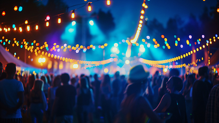 JPG 편집이미지 음악 전구 여러명 빛 어둠 콘서트 공연 무대 군중 디지털합성 재즈 음악축제 편집실사 AI인물포토 AI콘텐츠 다수 문화예술 사람 이벤트 축제 CG 파일형식 AI포토