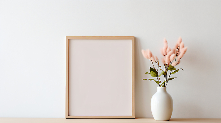 JPG 편집 편집이미지 화초 액자 프레임 사람없음 인테리어 꽃병 공간 흰색 분위기 모던 합성 심플 편집실사 AI포토 AI콘텐츠 식물 디자인 꽃 컬러 컨셉 CG 파일형식
