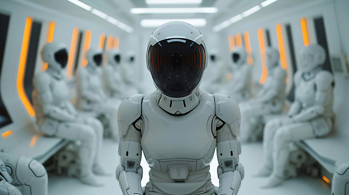 JPG 편집이미지 사람없음 사무실 업무 스마트 로봇 산업화 자동화 휴머노이드 AI_인공지능 이미지편집 편집실사 AI컴퓨터그래픽 AI콘텐츠 컨셉 비즈니스 작업 CG 파일형식