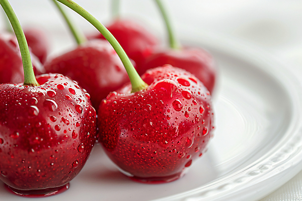 JPG 편집이미지 접시 과일 사람없음 물방울 신선 체리 준비 편집실사 AI포토 AI콘텐츠 식기 CG 파일형식