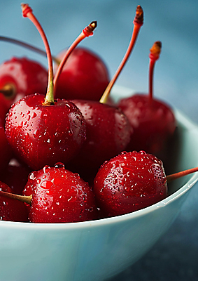 JPG 편집이미지 그릇 과일 사람없음 물방울 신선 체리 편집실사 AI포토 AI콘텐츠 식기 CG 파일형식