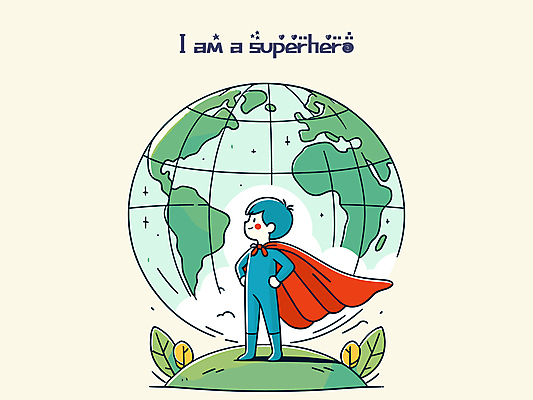 전신 남자 지구 어린이 허리손 일러스트 나뭇잎 한명 서기 소년 자연보호 환경 그린캠페인 자신감 보호 망토 영웅 소년한명만 국내일러스트 AI파일 1 감정 캠페인 포즈 컨셉 잎 모션 자연 사람 남자한명만 소년만 파일형식 벡터