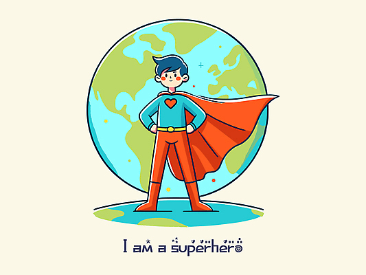 전신 남자 지구 어린이 허리손 일러스트 한명 서기 소년 자연보호 환경 그린캠페인 자신감 보호 망토 영웅 소년한명만 국내일러스트 AI파일 1 감정 캠페인 포즈 컨셉 모션 자연 사람 남자한명만 소년만 파일형식 벡터