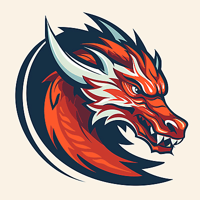 한마리 일러스트 사람없음 용 심볼 드래곤 국내일러스트 AI파일 1 파일형식 벡터