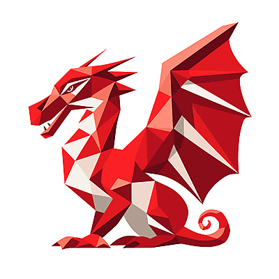 한마리 일러스트 사람없음 용 심볼 드래곤 국내일러스트 AI파일 1 파일형식 벡터