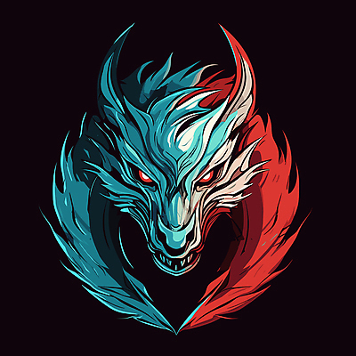 한마리 일러스트 사람없음 용 심볼 드래곤 국내일러스트 AI파일 1 파일형식 벡터