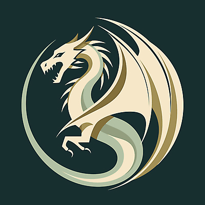 한마리 일러스트 사람없음 용 심볼 드래곤 국내일러스트 AI파일 1 파일형식 벡터