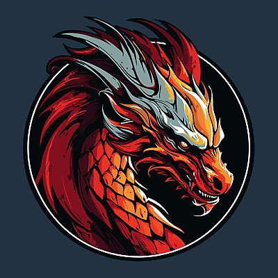 한마리 일러스트 사람없음 용 심볼 드래곤 국내일러스트 AI파일 1 파일형식 벡터