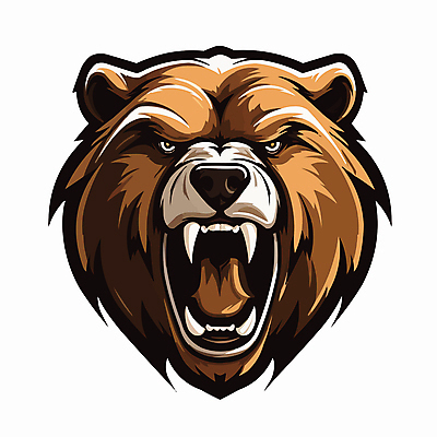 얼굴 일러스트 곰 사람없음 갈색 심볼 포효 국내일러스트 AI파일 동물 컬러 포유류 신체부위 외침 파일형식 벡터