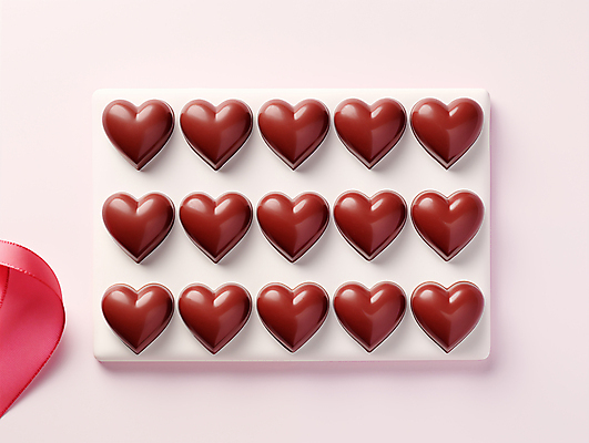 JPG 편집이미지 그릇 접시 분홍색 발렌타인데이 사랑 사람없음 3D 귀여움 초콜릿 하트 달콤 입체 디지털합성 일렬 연애 편집3D AI포토 AI콘텐츠 모양 식기 감정 컬러 컨셉 데이이벤트 디저트 맛 파일형식