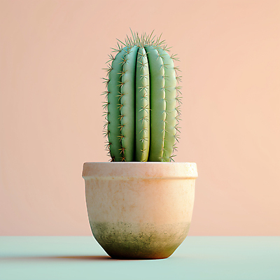JPG 편집이미지 화분 분홍색 선인장 사람없음 가시 디지털합성 편집소스 미니멀 편집실사 AI포토 AI콘텐츠 식물 컬러 CG 파일형식