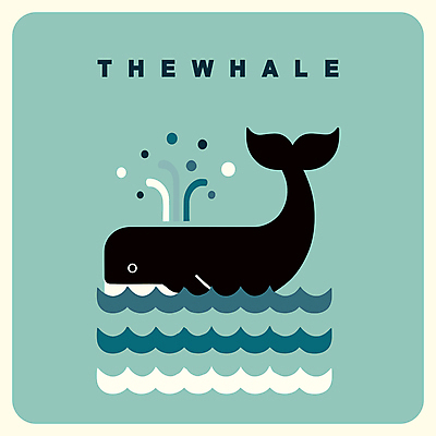 물결 일러스트 사람없음 고래 심플 민트색 미니멀 국내일러스트 AI파일 컬러 포유류 수중동물 파일형식 벡터