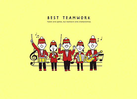 전신 PSD 직업 여자 남자 연주 음표 일러스트 노래 협력 여러명 성인 노란색 파이팅 공연 기타 악단 그룹 금관악기 북 즐거움 지휘자 아코디언 합주 성인만 국내일러스트 기호 감정 음악 컬러 다수 모션 현악기 타악기 관악기 사람 이벤트 음악가 건반악기 파일형식