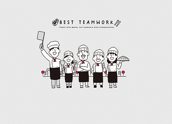 전신 PSD 나무 여자 노년 남자 일러스트 주방용품 협력 요리 여러명 성인 건물 주방장 요리사 파이팅 앞치마 회색 구직 그룹 일자리 국내일러스트 식물 직업 건축물 컬러 생활용품 다수 컨셉 비즈니스 모션 사람 파일형식