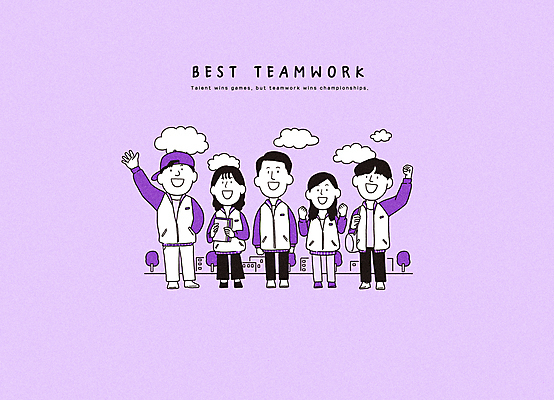 전신 PSD 나무 구름 여자 남자 대학생 일러스트 협력 여러명 20대 청년 성인 건물 친구 보라색 파이팅 그룹 대학교 신입생 성인만 국내일러스트 자연요소 식물 학생 건축물 컬러 다수 학교 관계 모션 사람 파일형식