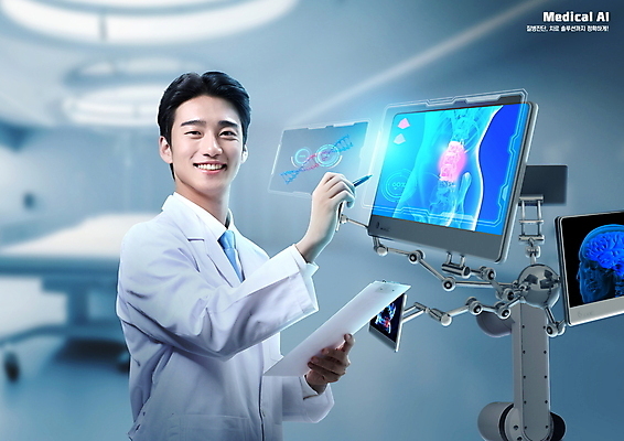 PSD 편집이미지 응시 남자 의료기기 엑스레이 병원 한명 미소 들기 20대 성인 치료 펜 모니터 진료 한국인 의사 수술실 서류판 의료기계 홀로그램 성인남자한명만 AI_인공지능 이미지편집 1 시선 의학 모션 표정 사람 동양인 청년 컴퓨터 필기구 사무용품 의료진 남자한명만 성인남자만 파일형식