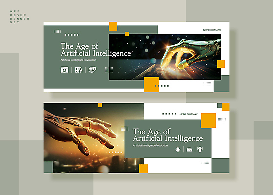 PSD 손 배너템플릿 가로배너 웹템플릿 비즈니스 미래 사람없음 초록색 빛 세트 반사 기계 터치 변화 사이버 기술혁신 로봇팔 AI_인공지능 이미지템플릿 템플릿 배너 컬러 컨셉 신체부위 가로 로봇 혁명 파일형식