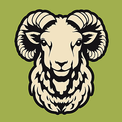 한마리 일러스트 사람없음 머리 양 심볼 국내일러스트 AI파일 1 포유류 신체부위 파일형식 벡터