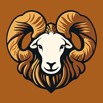 한마리 일러스트 사람없음 머리 양 심볼 국내일러스트 AI파일 1 포유류 신체부위 파일형식 벡터