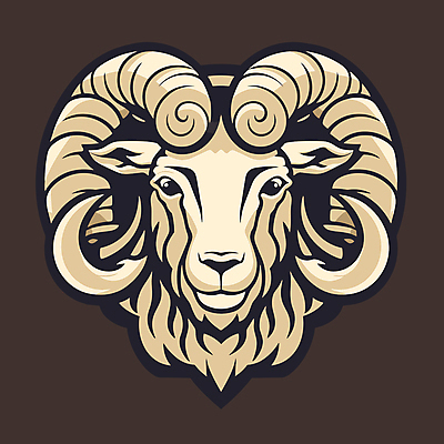 한마리 일러스트 사람없음 머리 양 심볼 국내일러스트 AI파일 1 포유류 신체부위 파일형식 벡터