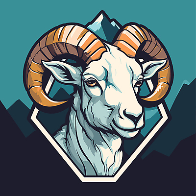 한마리 일러스트 사람없음 머리 양 심볼 국내일러스트 AI파일 1 포유류 신체부위 파일형식 벡터