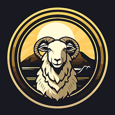 한마리 일러스트 사람없음 머리 양 심볼 국내일러스트 AI파일 1 포유류 신체부위 파일형식 벡터