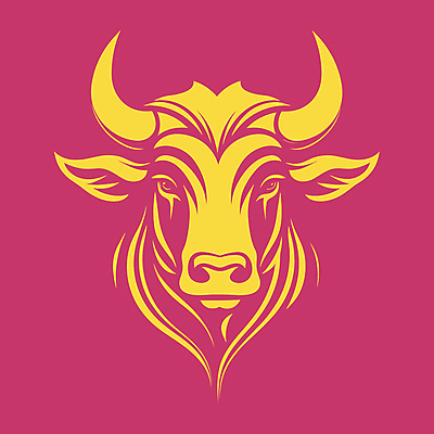 한마리 일러스트 사람없음 머리 소 심볼 국내일러스트 AI파일 1 포유류 신체부위 파일형식 벡터