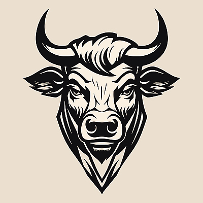 한마리 일러스트 사람없음 머리 소 심볼 국내일러스트 AI파일 1 포유류 신체부위 파일형식 벡터