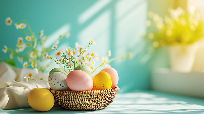 JPG 편집이미지 꽃 기독교 창문 사람없음 햇빛 바구니 봄 디지털합성 담기 부활절계란 파스텔톤 편집소스 편집실사 AI포토 AI콘텐츠 식물 계절 종교 컬러 모션 부활절 태양 계란 CG 파일형식