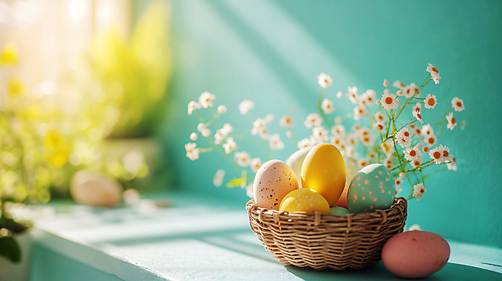 JPG 편집이미지 꽃 기독교 창문 사람없음 햇빛 바구니 봄 디지털합성 담기 부활절계란 파스텔톤 편집소스 편집실사 AI포토 AI콘텐츠 식물 계절 종교 컬러 모션 부활절 태양 계란 CG 파일형식