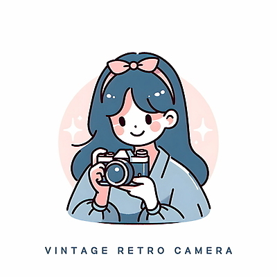 PSD 여자 리본 일러스트 한명 미소 들기 사람 상반신 성인 취미 카메라 사진촬영 촬영 머리띠 복고 필름카메라 성인여자한명만 MZ세대 디토소비 국내일러스트 1 장신구 모션 표정 전자제품 신조어 세대 여자한명만 성인여자만 파일형식 2024트렌드