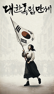 PSD 편집이미지 여자 한명 들기 성인 평화 희망 외침 자유 역사 태극기 한복 삼일절 디지털합성 시위 독립 독립운동 독립운동가 성인여자한명만 편집소스 항쟁 만세운동 대한독립 이미지편집 1 한국전통 감정 컨셉 모션 사람 공휴일 소리 국기 전통의상 국경일 여자한명만 성인여자만 파일형식