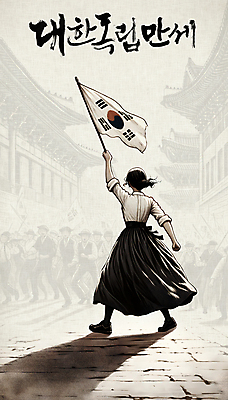 PSD 편집이미지 여자 함께함 한명 들기 성인 평화 희망 자유 역사 태극기 결심 한복 삼일절 디지털합성 시위 독립 독립운동 독립운동가 성인여자한명만 편집소스 항쟁 만세운동 대한독립 이미지편집 1 한국전통 감정 컨셉 모션 사람 공휴일 국기 전통의상 국경일 여자한명만 성인여자만 파일형식