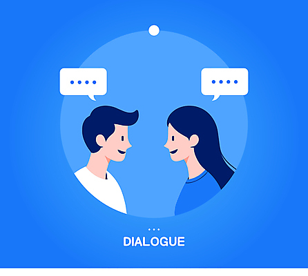 커플 여자 남자 말풍선 일러스트 커뮤니케이션 말하기 대화 상반신 성인 두명 파란색 마주보기 화목 원형 소통 성인만 국내일러스트 AI파일 도형 컬러 컨셉 관계 모션 사람 파일형식 벡터