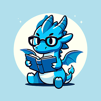 안경 일러스트 앉기 사람없음 책 파란색 독서 집중 용캐릭터 청룡 청룡캐릭터 일러캐릭터 AI파일 캐릭터 잡화 컬러 컨셉 모션 용 파일형식 벡터 사방신