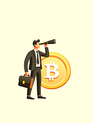 JPG 전신 남자 서류가방 일러스트 한명 서기 정장 성인 금융 노란색 동전 망원경 비즈니스맨 투자 성인남자한명만 가상화폐 국내일러스트 AI일러스트 AI콘텐츠 1 옷 컬러 돈 가방 비즈니스 모션 사람 경제 직장인 남자한명만 성인남자만 파일형식