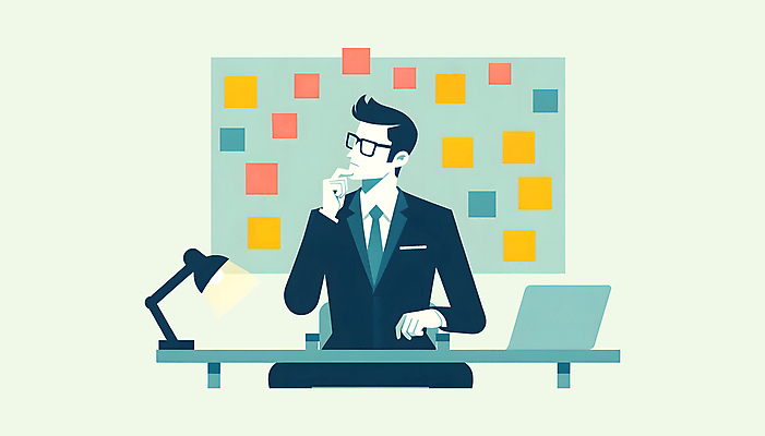 JPG 남자 안경 일러스트 한명 앉기 정장 상반신 성인 경제 노트북 스탠드 비즈니스맨 부 책상 고민 포스트잇 성인남자한명만 국내일러스트 AI일러스트 AI콘텐츠 1 잡화 옷 감정 가구 비즈니스 모션 조명 사람 전자제품 메모지 직장인 재산 남자한명만 성인남자만 파일형식