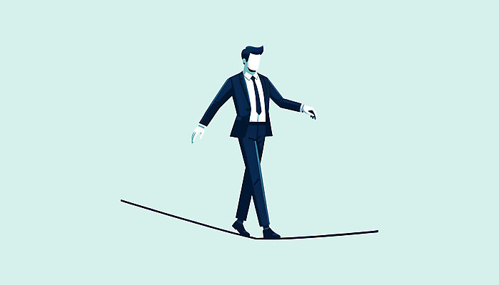 JPG 전신 남자 일러스트 한명 서기 정장 성인 경제 파란색 걷기 비즈니스맨 부 균형 외줄타기 성인남자한명만 국내일러스트 AI일러스트 AI콘텐츠 1 옷 컬러 비즈니스 모션 사람 직장인 재산 묘기 줄타기 남자한명만 성인남자만 파일형식