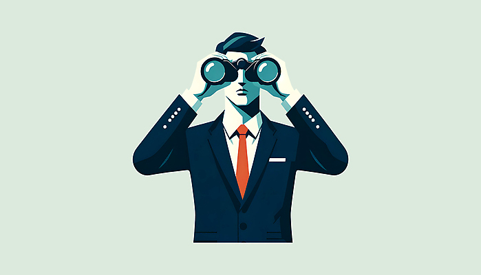 JPG 응시 남자 일러스트 한명 서기 정장 상반신 성인 경제 망원경 비즈니스맨 부 성인남자한명만 국내일러스트 AI일러스트 AI콘텐츠 1 시선 옷 비즈니스 모션 사람 직장인 재산 남자한명만 성인남자만 파일형식